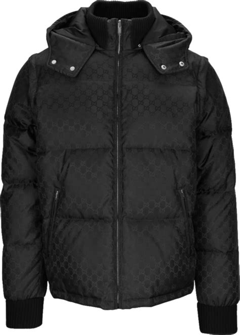 gucci jacket pink|Gucci black puffer jacket.